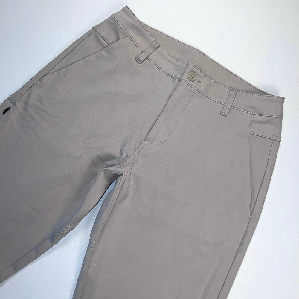 BYLT Basics Everyday Pant 2.0 Taupe Technical Stretch Chino Golf Pants Size 32 - Picture 5 of 16